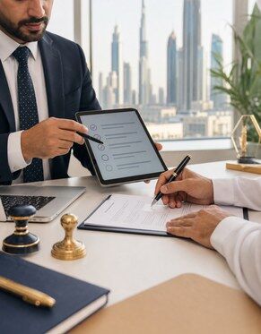 Business registration documents and advisory checklist